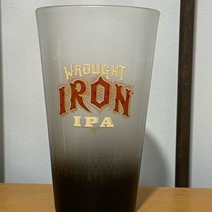 Wrought Iron IPA Forged Hops Craft Beer Pint Glass Atlanta 16oz